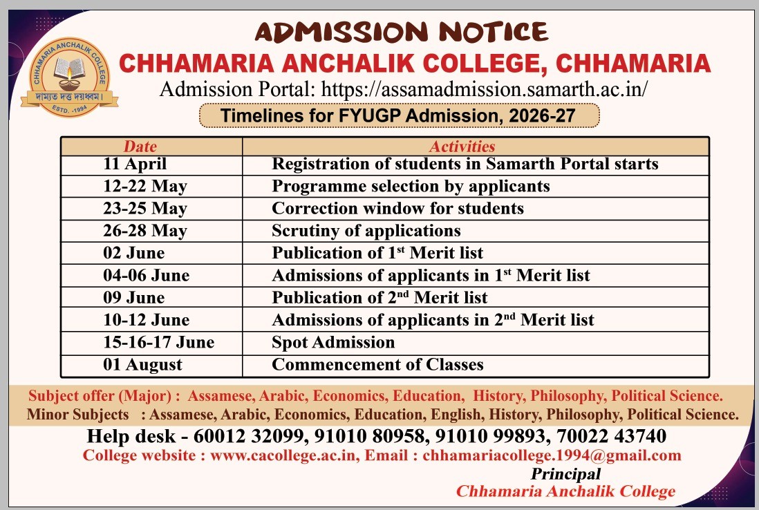 Chhamaria Anchalik College